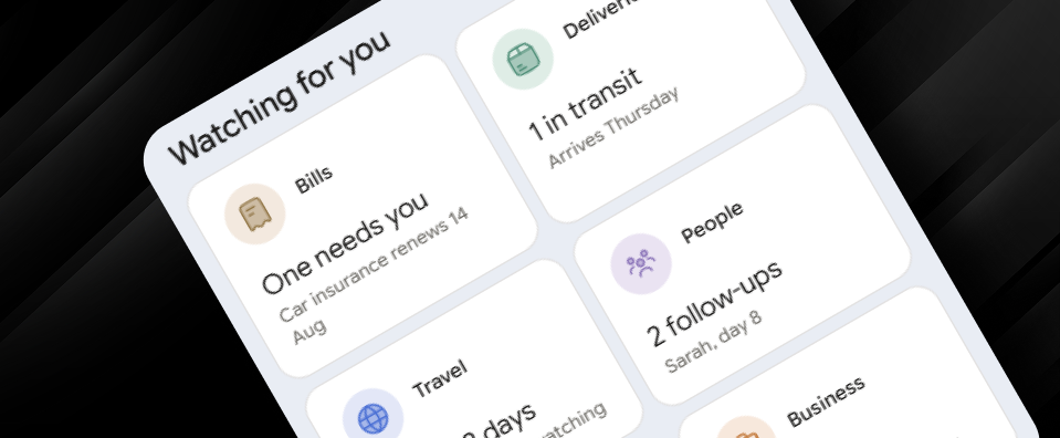 Watching for you dashboard preview